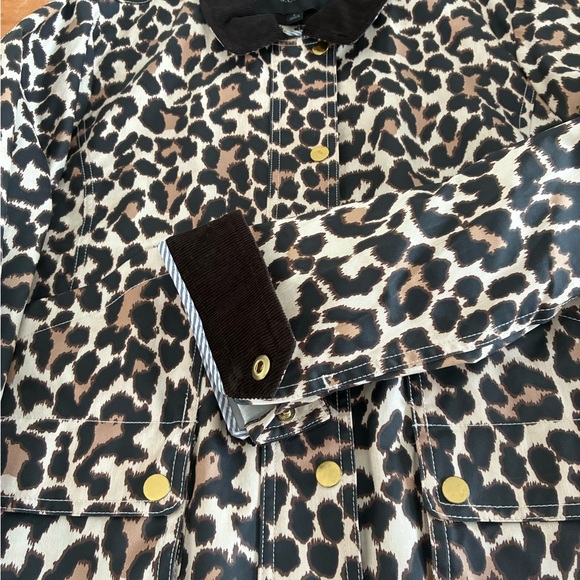 NWT J.Crew Leopard Print Barn Jacket - Picture 11 of 16